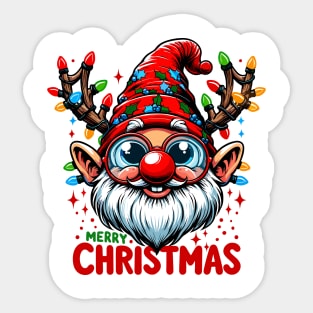 Merry Christmas Gnome Family Christmas for Women Men Sticker